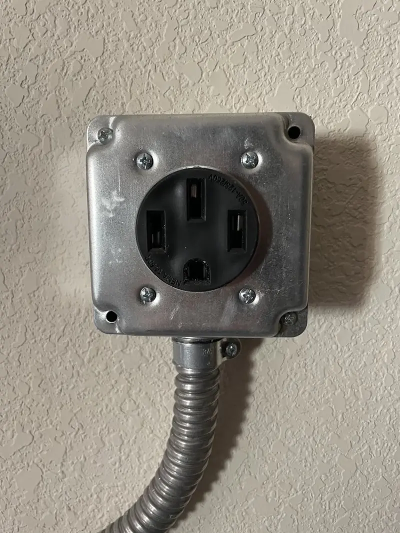 NEMA 14-50 outlet installed for Smart Home Electrical in North Platte